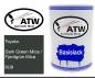 Preview: Toyota, Dark Green Mica / Fjordgrün Mica, 6U9: 500ml Lackdose, von ATW Autoteile West.